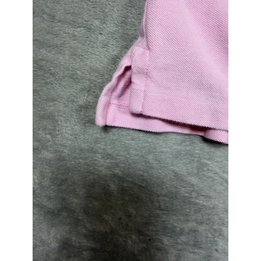 Polo Ralph Lauren Custom Slim Fit Polo Shirt Women's M Pink Big Pony Rugby USA